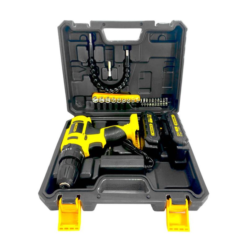 テスト b 21 Parafusadeira Furadeira Bateria 1300mah 21v Recarregável Rpm 0-350